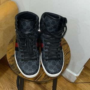 Gucci logo high top